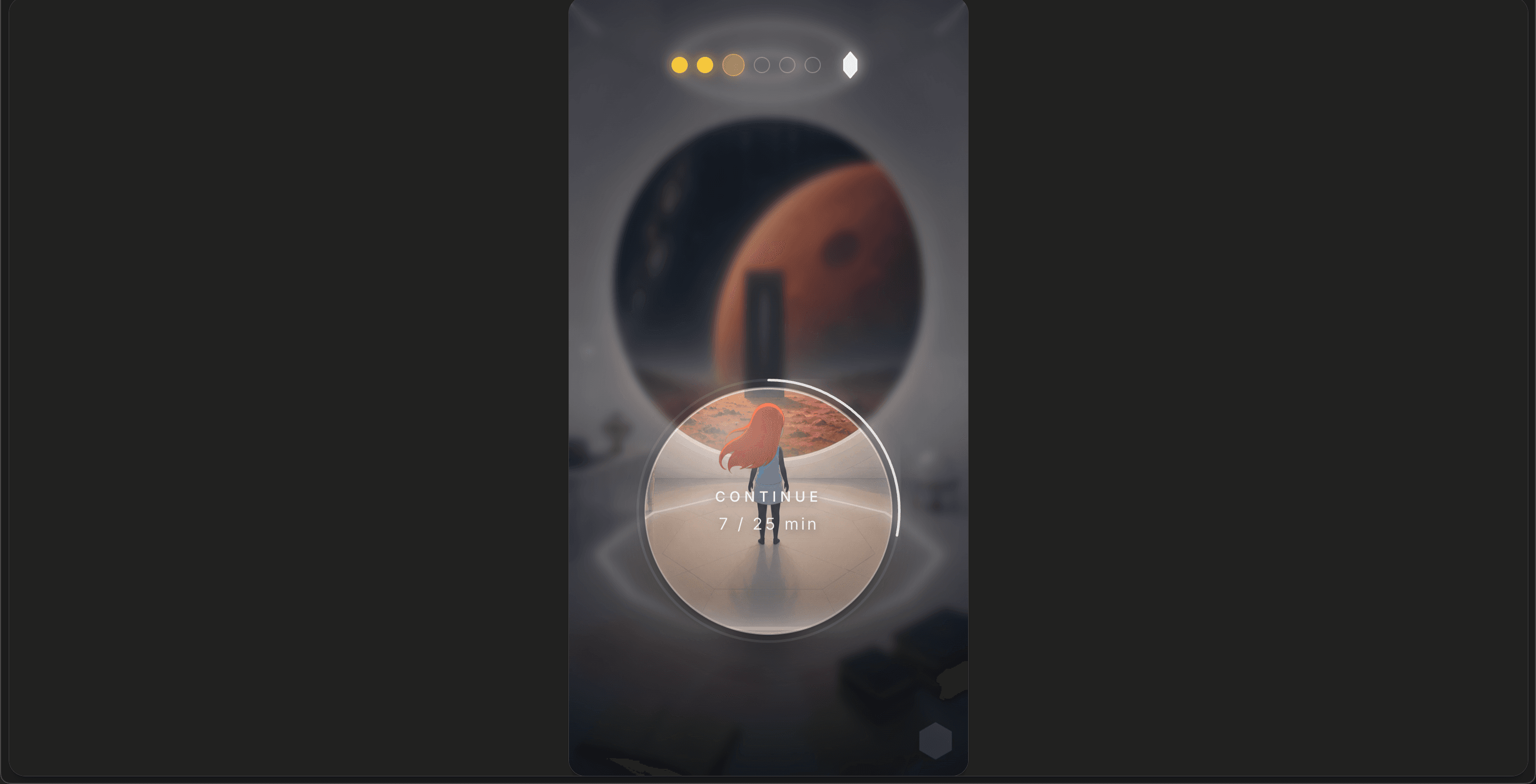 Disconnected home — focus creates the connection